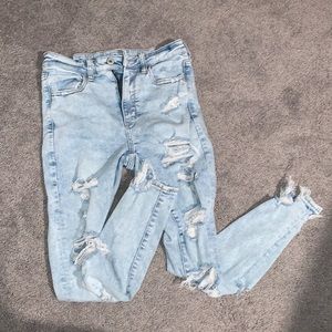 Intense Ripped Light Wash Jeans